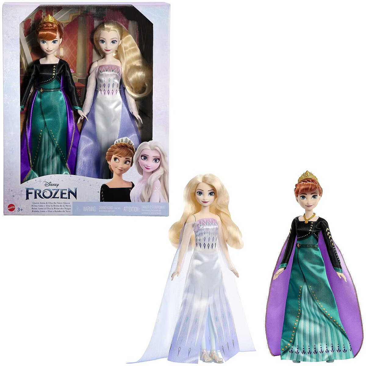Mattel Disney Frozen Queen Anna Elsa the Snow Queen (HMK51)