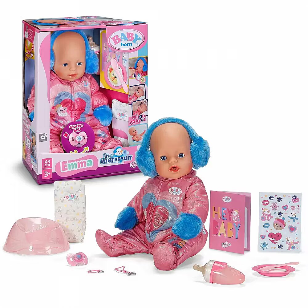 Zapf Baby Born Doll Emma in Winter suit 43 cm (838907-116725)