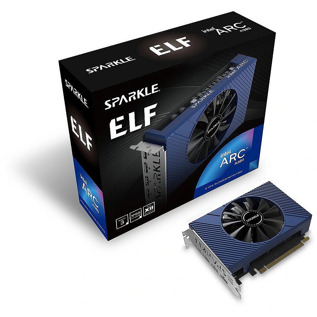 Sparkle Intel Arc A380, 6GB GDDR6, ELF (SA380E-6G) Sparkle Intel Arc A380, 6GB GDDR6, ELF (SA380E-6G)