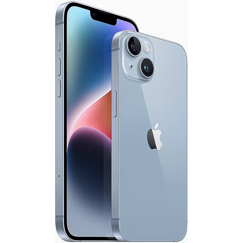 Apple iPhone 14水色 Apple iPhone 14 Plus, 128GB, Blue (MQ523SX/A)