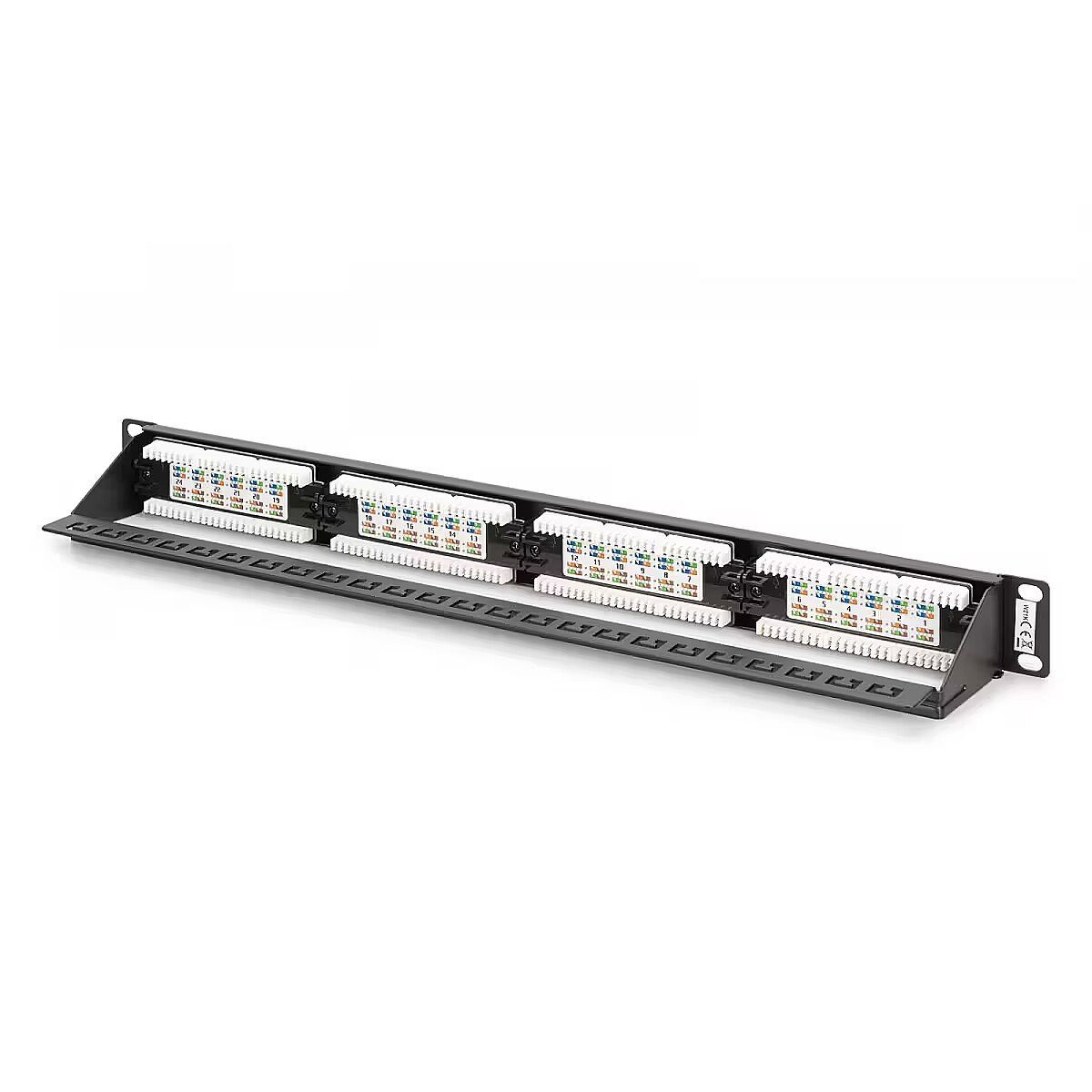 Digitus CAT 6 CLASS E PATCH PANEL UNSH 24-PORT RJ45 8P8C LSA RACK MOUNT ...