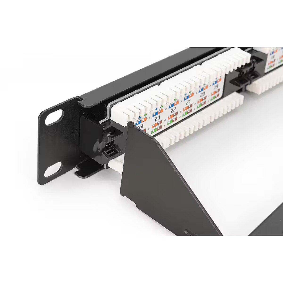 Digitus CAT 6 CLASS E PATCH PANEL UNSH 24-PORT RJ45 8P8C LSA RACK MOUNT ...