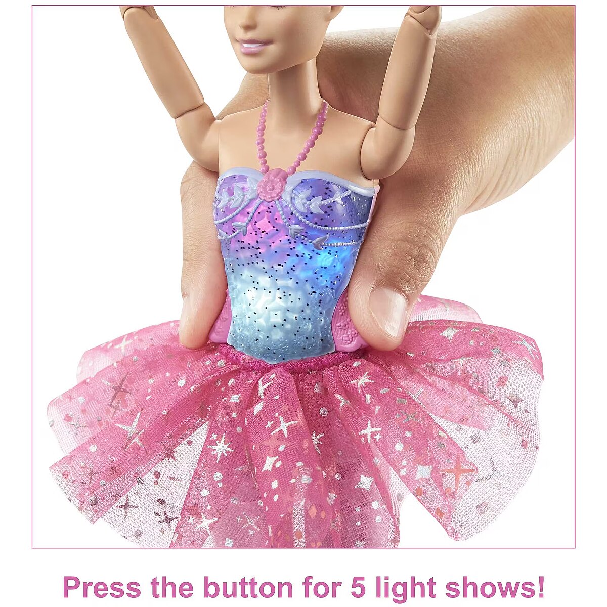 Barbieri Mattel Barbie Dreamtopia Magic Light Ballerina Doll (HLC25)