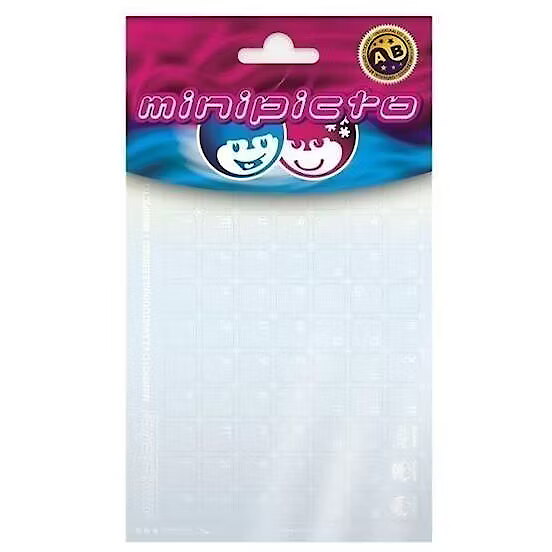 Vaikimisi Minipicto, RUS, white - Keyboard Stickers