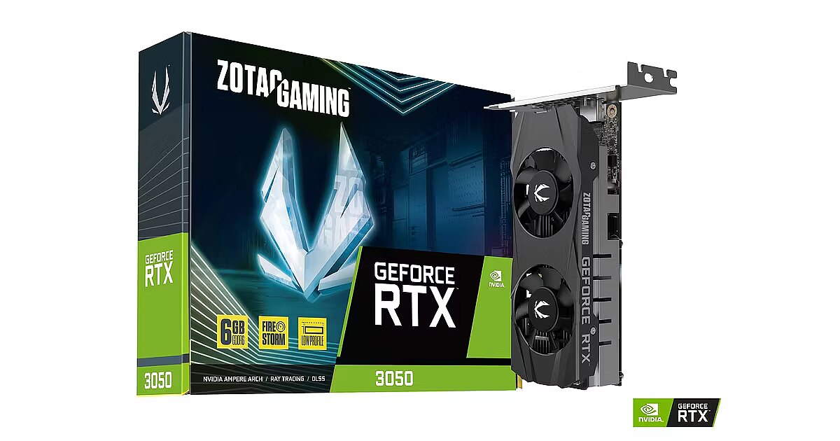 ZOTAC RTX3050 8GB GDDR6 GeForce　#211 ZOTAC Gaming GeForce RTX 3050 Eco NVIDIA 8 GB GDDR6, W128597017