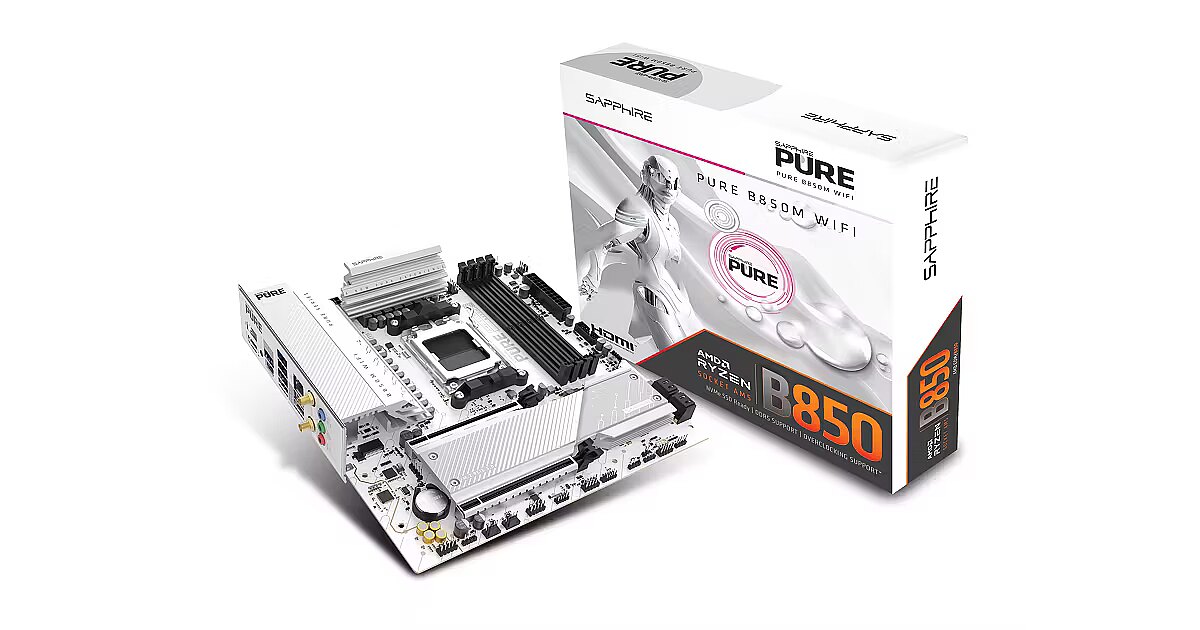 ジャンクSAPPHIRE PURE B850M WIFI52123-02-40G Sapphire PURE B850M WIFI (52123-02-40G)