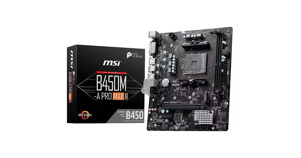 MSI B450M-A PRO MAX II (B450M-A PRO MAX II)