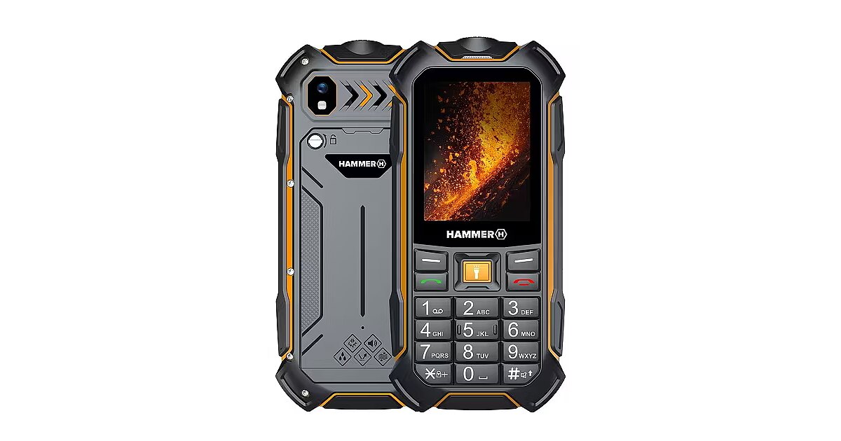 Hammer Sim Card HAMMER Boost 2 LTE, Black (TEL001027)
