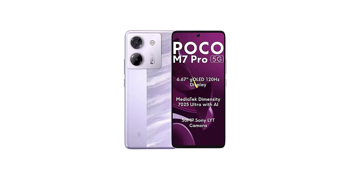 Xiaomi Poco M7 Pro 5G, 12GB/256GB, Lavender Frost (MZB0JZSEU)