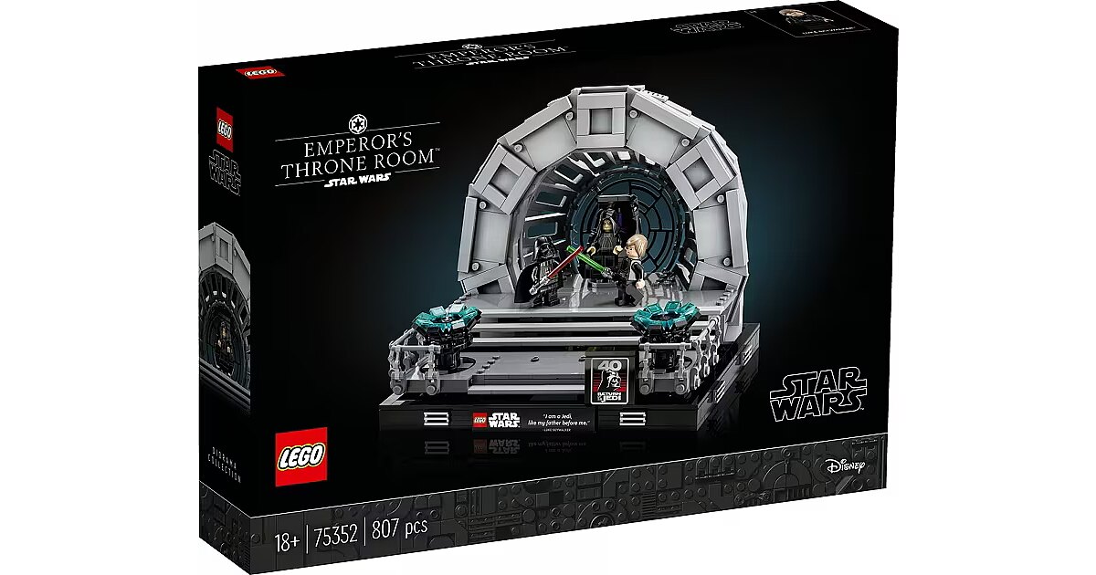 Lego Emperor's Throne Room Diorama (75352)