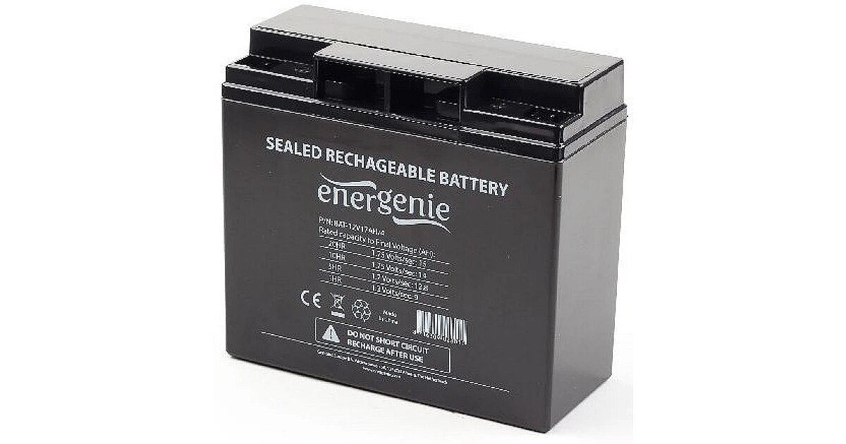 EnerGenie BAT-12V17AH / 4 - Batterie 12V 17AH