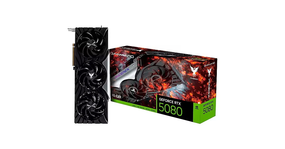 Gainward GeForce RTX 5080, 16GB GDDR7, Phoenix V1 (DLSS 4