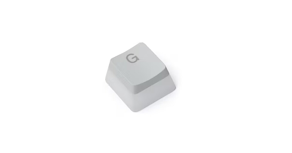 Glorious Aura Keycaps - 105 Keycaps, ANSI, US Layout, white (G-104-WAURA)