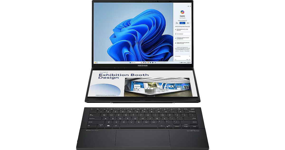 極美品ASUS Zenbook DUO UX8406CA Amazon.co.jp: ASUS ノートパソコン Zenbook DUO UX8406CA 14型