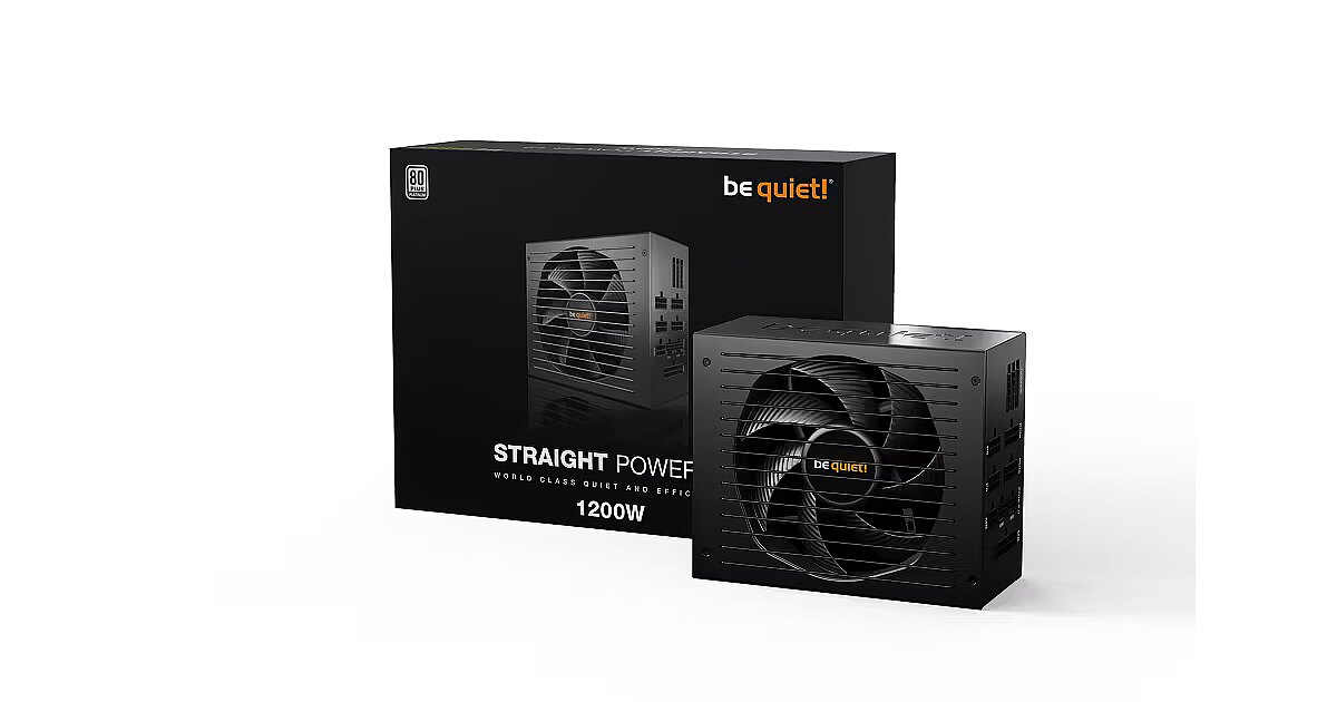 Be Quiet Straight Power 12, 1200W, ATX 3.0, 80PLUS Platinum, PCIe