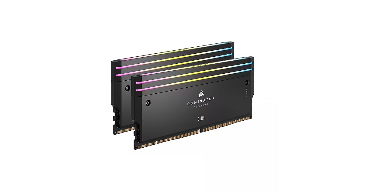 Corsair Dominator Titanium Black, DDR5, 32GB, 7200MHz, CL34, Kit