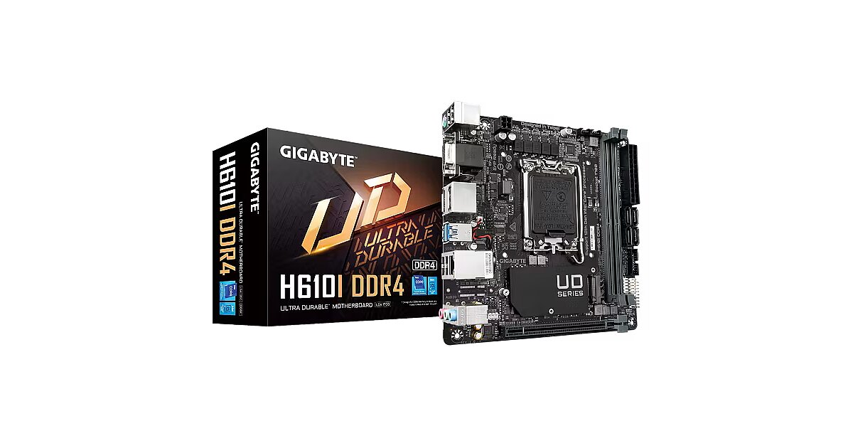 GIGABYTE H610I DDR4 Rev.1.x マザーボード Mini-ITX Intel H610チップセット搭載 MB5740 Gigabyte H610I DDR4 (H610⁄ Intel LGA 1700⁄ Mini-ITX⁄ DDR4⁄ Single
