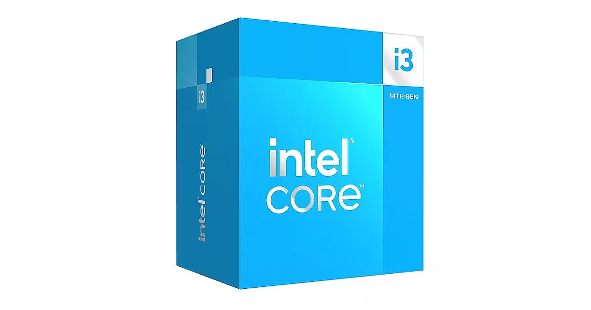 Intel Core i3-14100 (4P/8T, 3.5 GHz, 12 MB Cache, LGA1700, 60W
