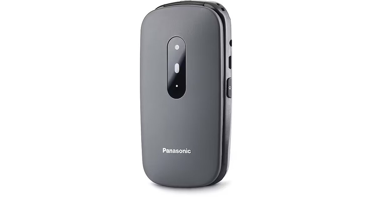 Telefon mobil cu clapeta, Panasonic, KX-TU446EXG, ecran de 2.4 inch, 2G