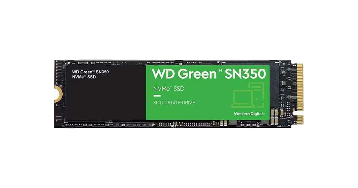 Western Digital Green SN350, 2TB, M.2 Gen3 x4 (WDS200T3G0C)