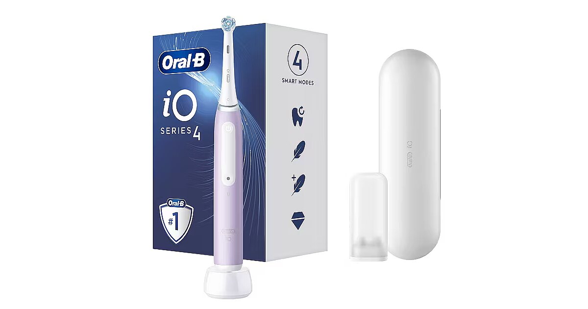 OralB iO 4, Lavender Including travel case (iOG4.1A6.1DK lavender)