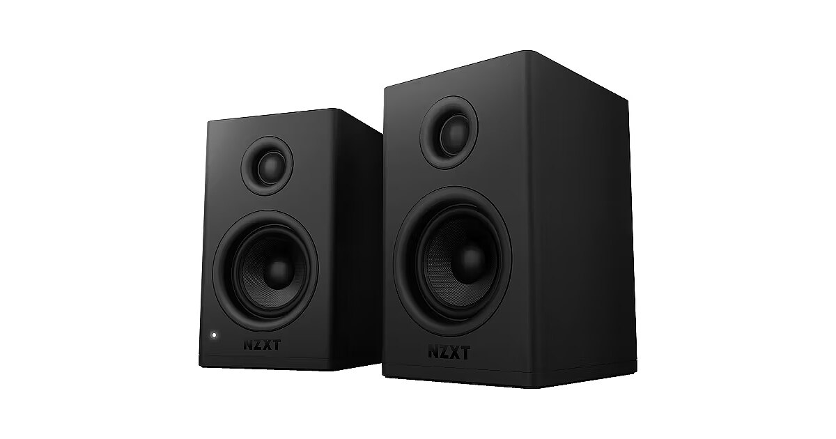 NZXT Relay Speakers, Black (AP-SPKB2-EU)
