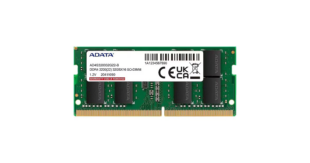 ADATA 16GB×1枚 DDR4 3200(22) ノートPC メモリ【NM-494】 ADATA
