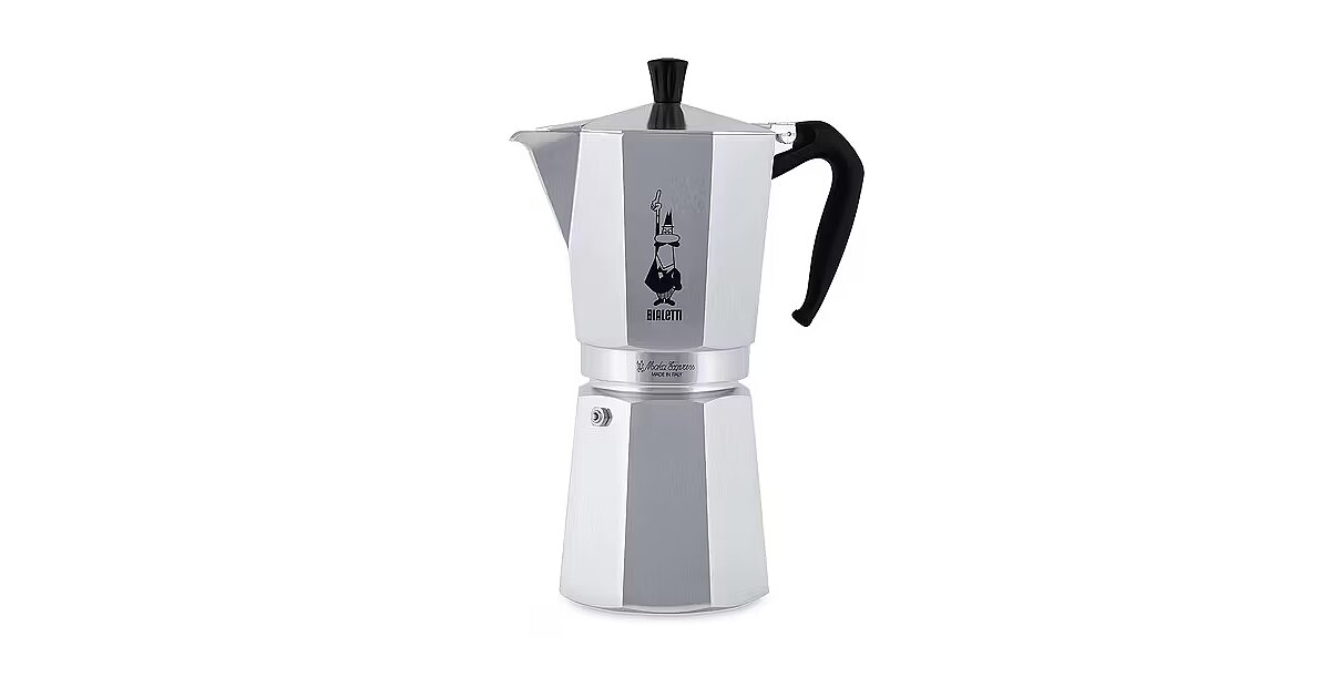 Bialetti Moka Express, Silver - 18 cups (502020049)