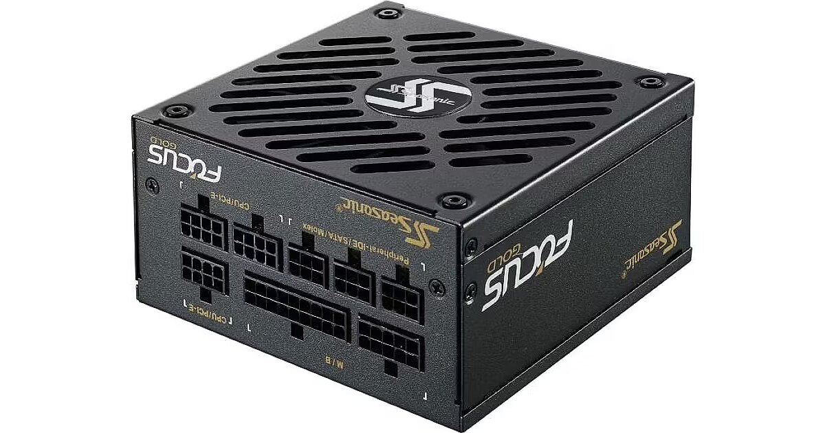 美品。seasonpic FOCUS 650W GOLD80plus Seasonic Focus GX-650, 650W 80+ Gold, Full-Modular, Fan Control in