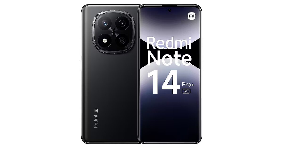 Xiaomi Redmi Note 14 Pro+ 5G, 8GB/256GB, Midnight Black (MZB0I9OEU)
