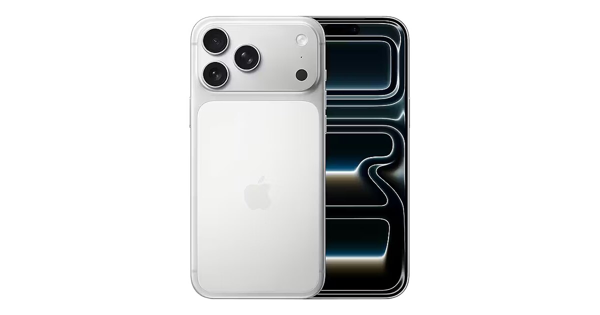 Apple iPhone 17 Pro Max, 512GB, Silver (MFYQ4HX/A)