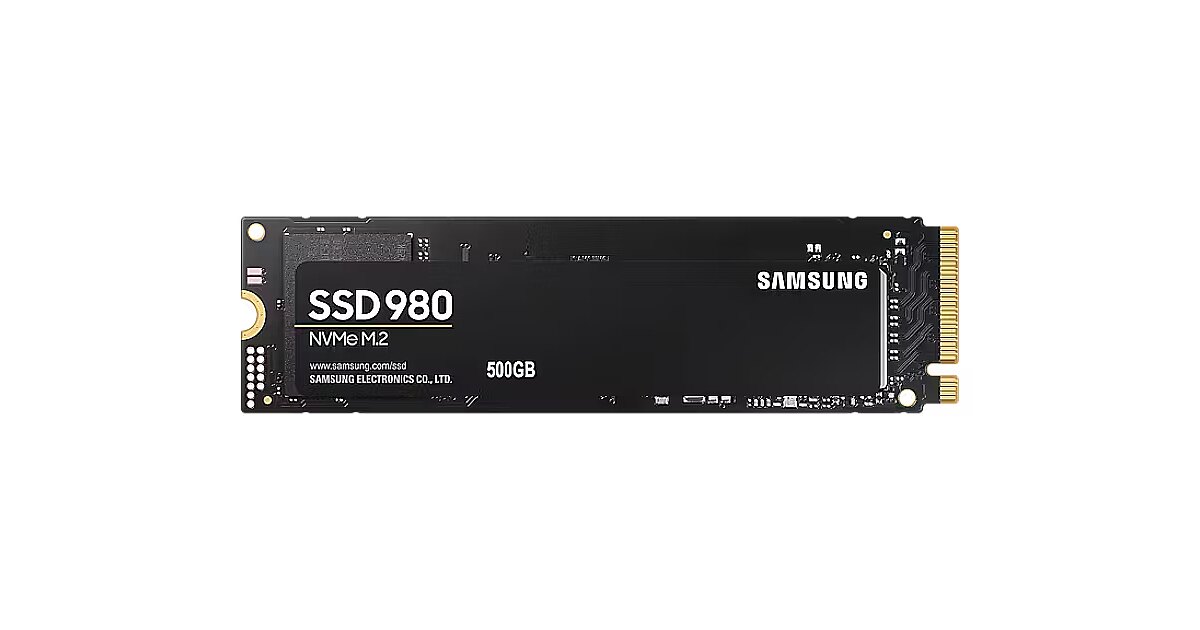 Samsung 980, 500GB, M.2 Gen3 x4 (MZV8V500BW)