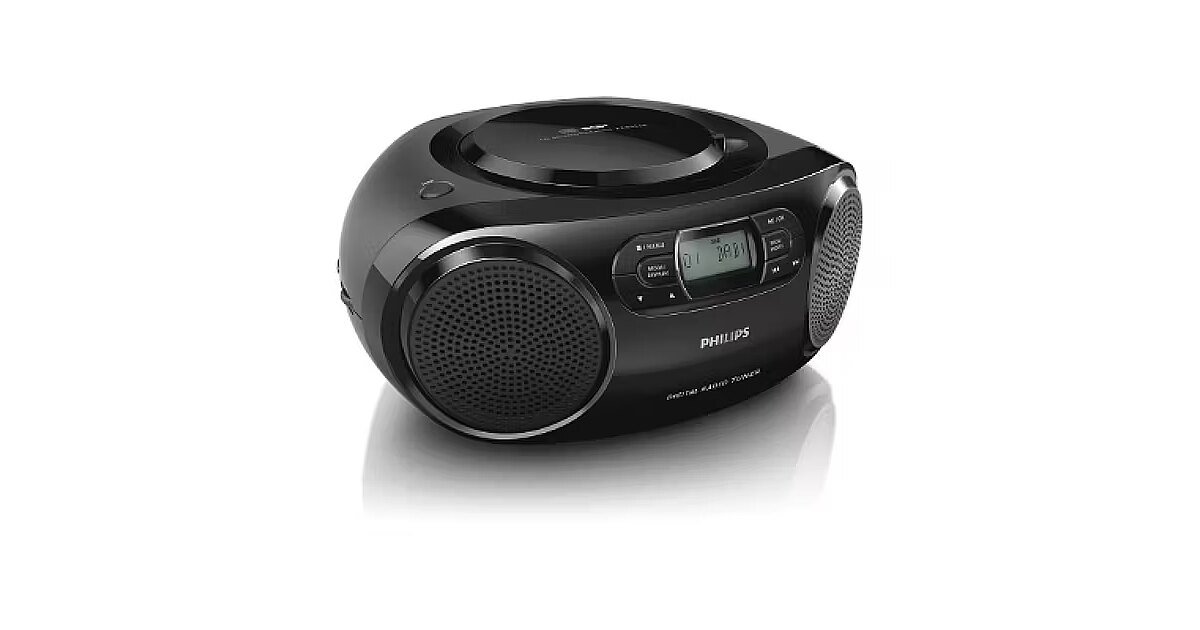 Philips CD Soundmachine AZB500/12 DAB+, DAB, FM, Black (AZB500/12)