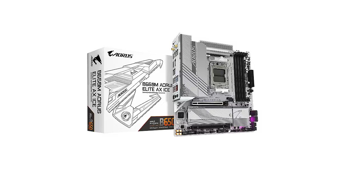 Gigabyte B650M AORUS ELITE AX ICE (B650M A ELITE AX ICE)