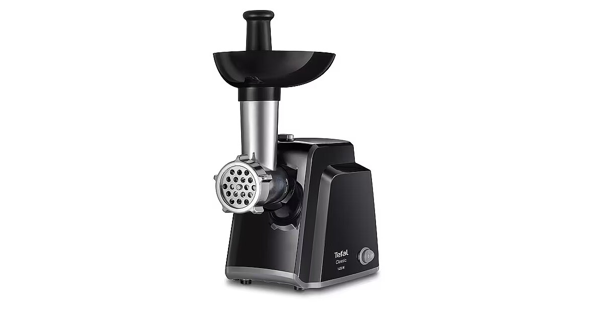 Tefal NE105838 Mincer 1400 W Black Stainless Steel Pas Cher