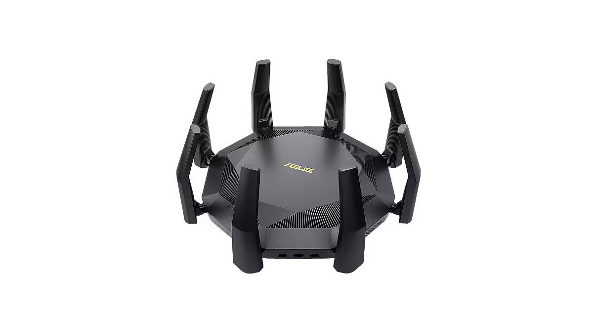Asus RT-AX89X, 12-stream AX6000 Dual Band WiFi 6 (802.11ax) Router (RT ...