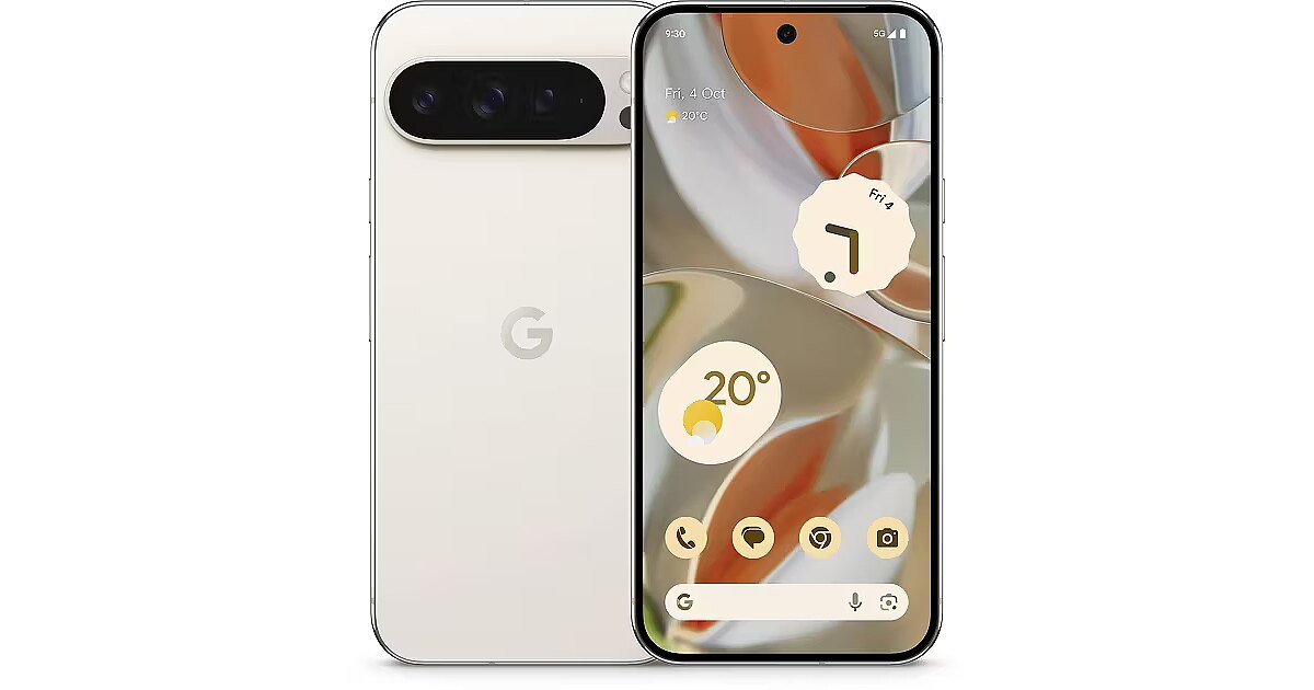 Google Pixel 9 Pro XL, 16GB/128GB, Porcelain (GA05980-GB)