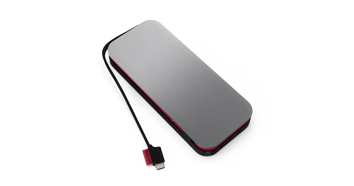 Lenovo Laptop Power Bank, 20000mAh, Storm Grey (G0A3LG2WWW)