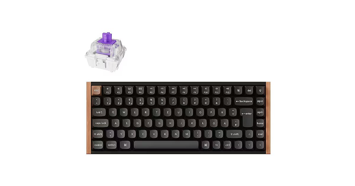 Keychron K2 HE, black, DE (K2H-F1-DE)