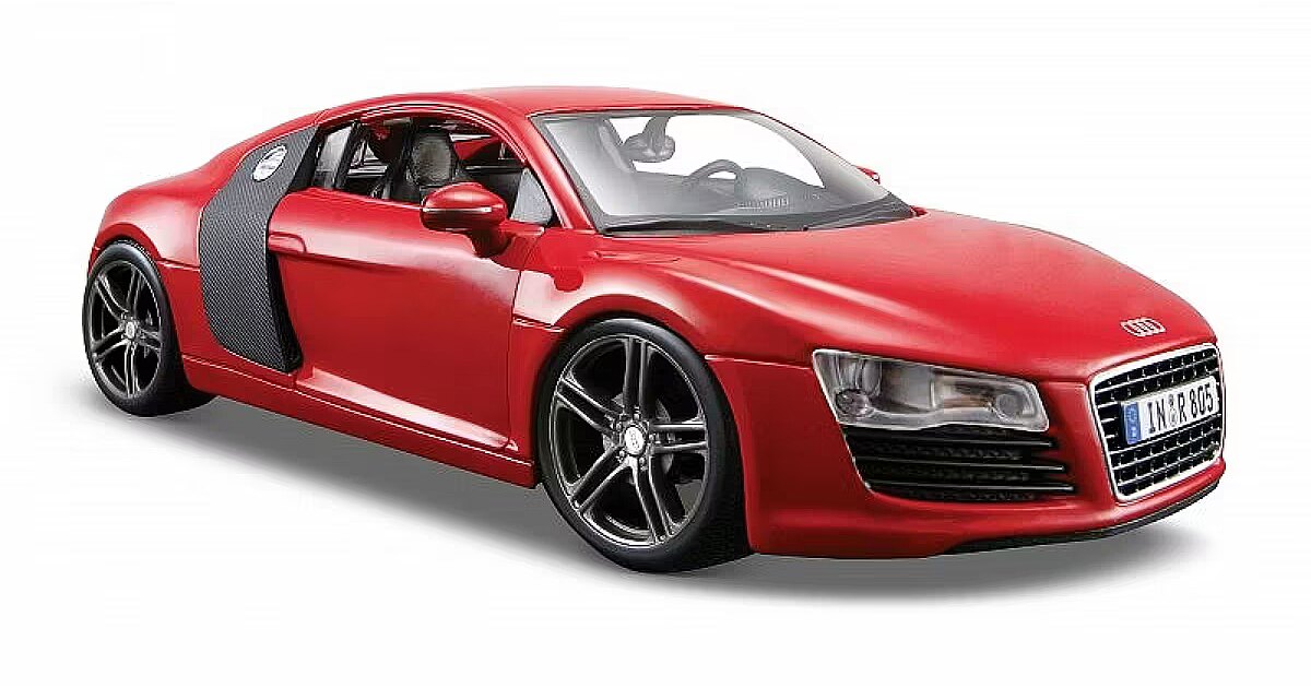 Maisto Audi R8 V10 Plus: Modellino In Scala 1:24 Con Porte Apribili - Colore A Sorpresa! - Foto 6