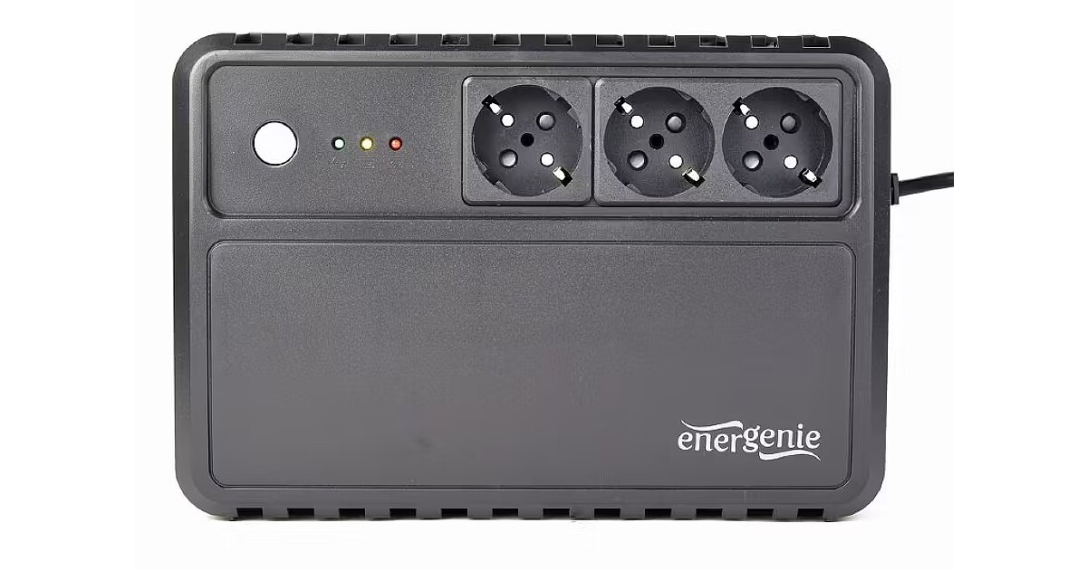 Sai Gembird 2 kVA Sealed Lead Acid 9 Ah Onda sinusoidale pura 5 Uscite AC Nero LCD