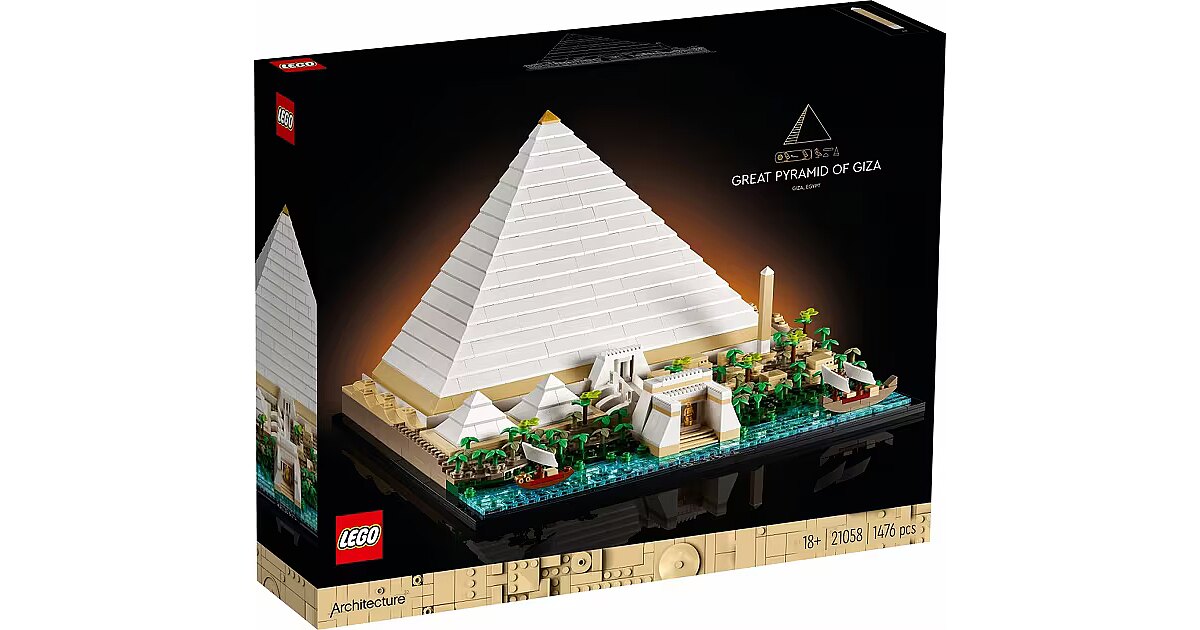 Pyramid Lego Architecture Lego Great Pyramid Of Giza (21058)
