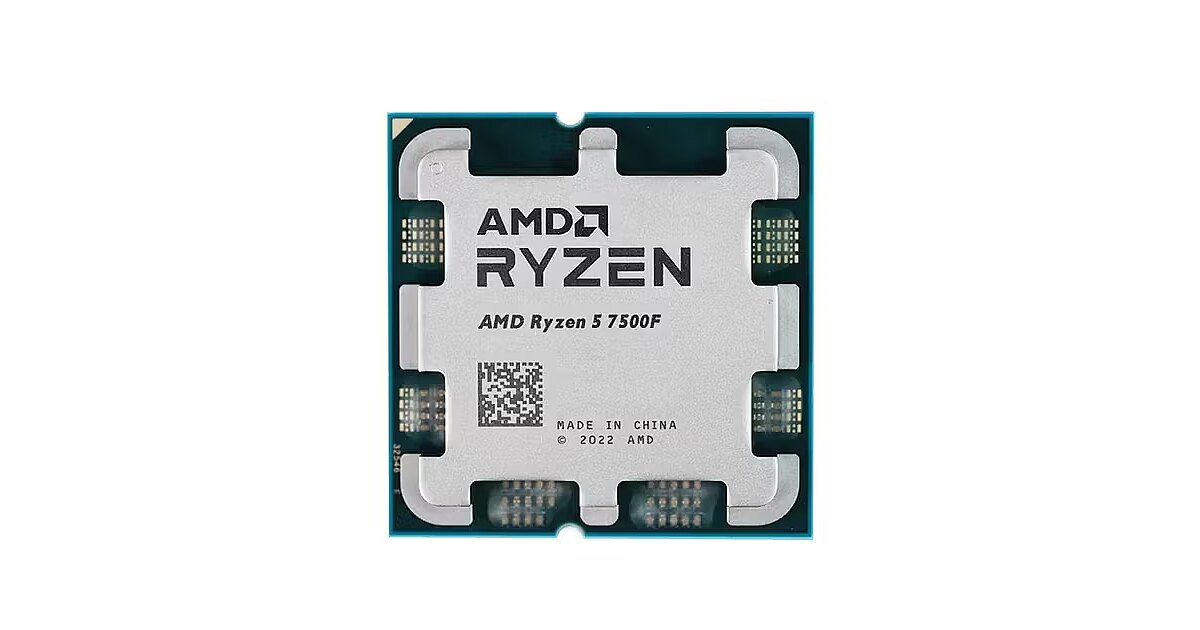 CPU AMD Ryzen 5 7500F AMD Ryzen 5 7500F processor 3.7 GHz 32 MB L3 Tray | In Stock