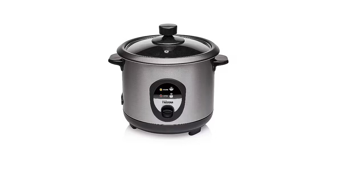 Tristar Rice cooker RK6126 400 W, 1 L, Grey (RK6126)