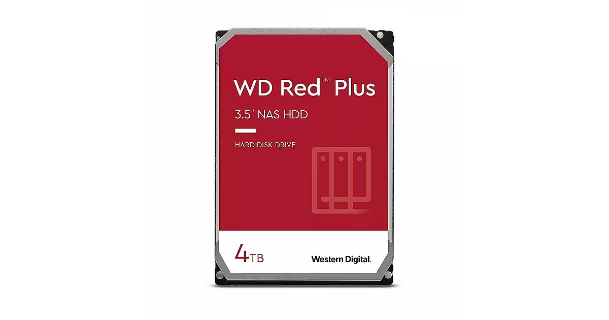 Western Digital 4TB, 5400rpm, 256MB, SATAIII, RED PLUS, CMR (WD40EFPX)