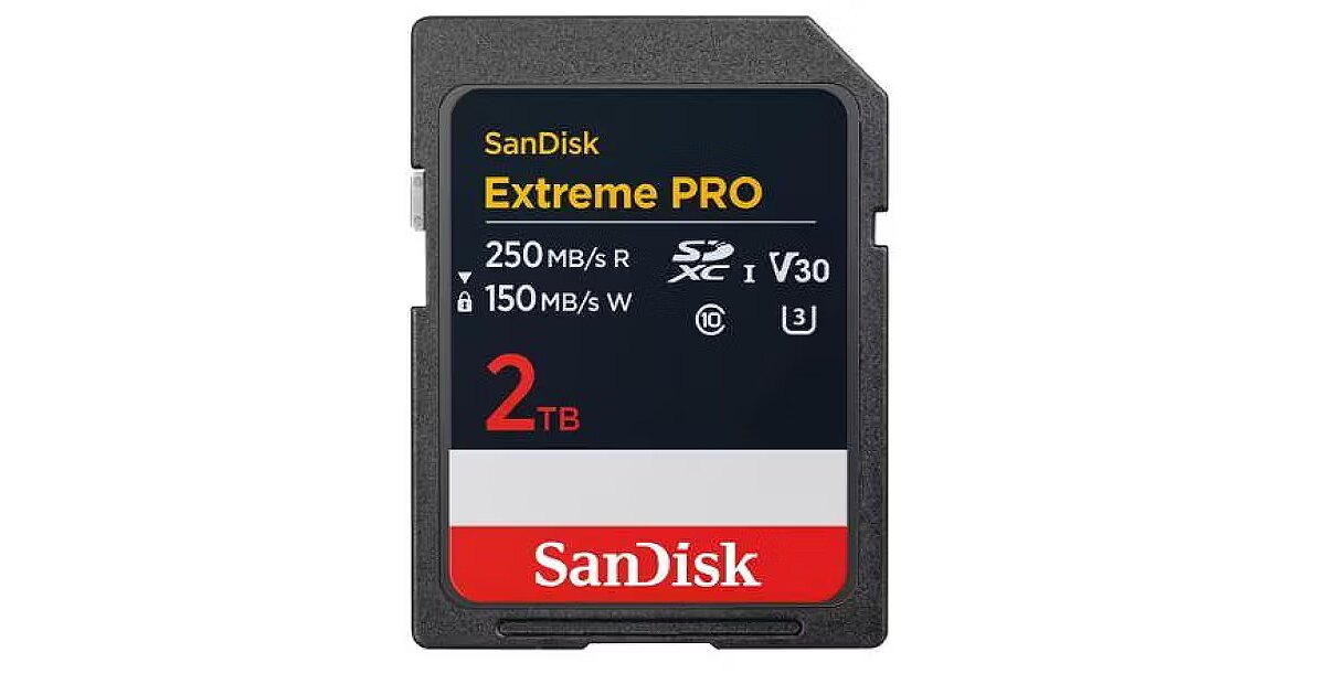 Sandisk Extreme Pro, SDXC, 2TB (SDSDXXD-2T00-GN4IN)