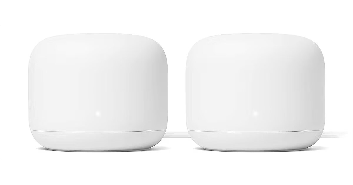 Google Nest WiFi Mesh Router 2-pack (GA00822)