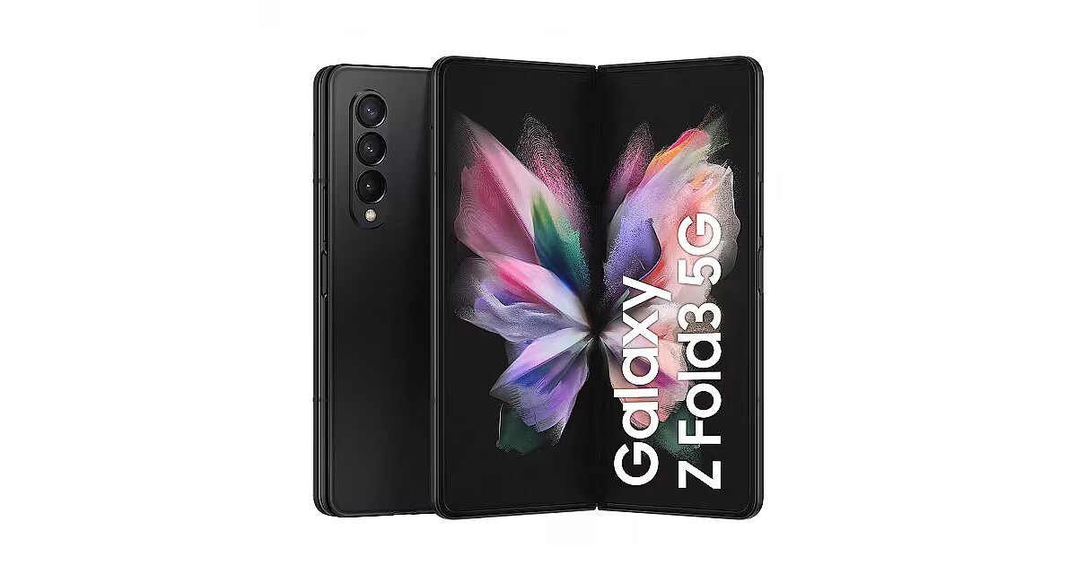 Samsung Galaxy Z Fold 3 5G, 12GB/256GB, Phantom Black (SM-F926BZKDEUE)