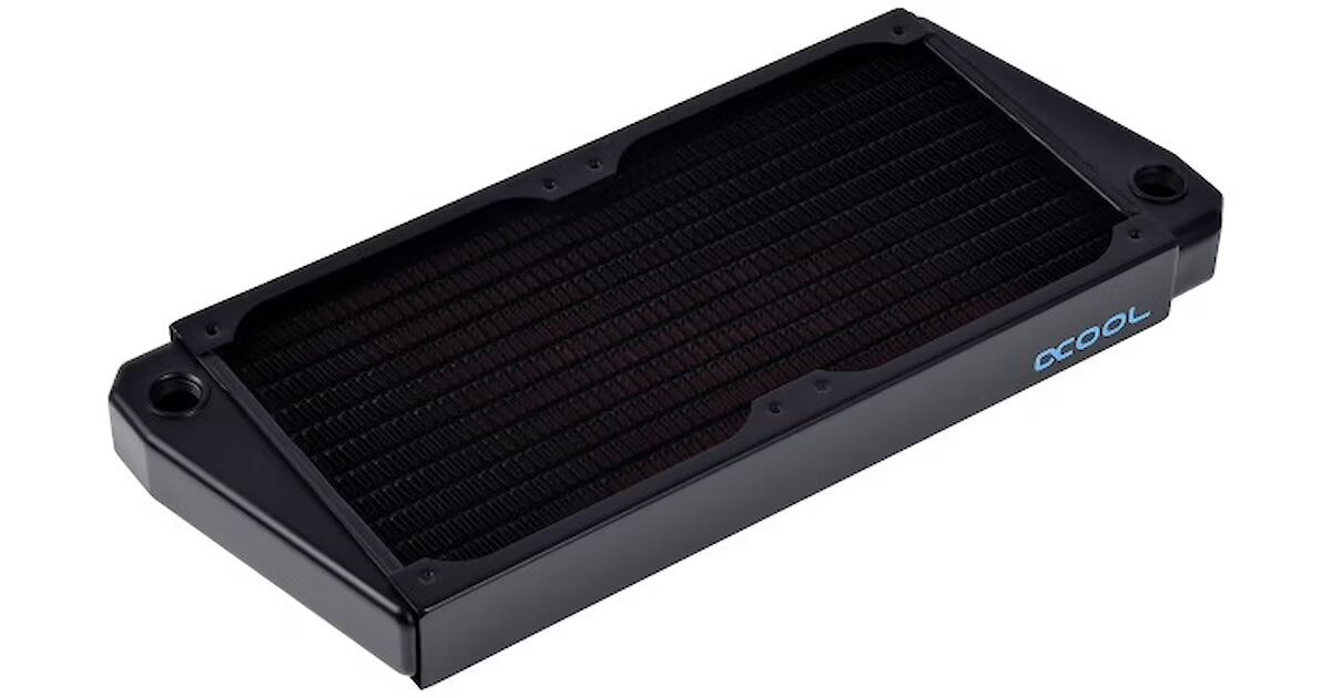 X Flow Radiator Alphacool NexXxoS ST30 Full Copper X-Flow Radiator, 240mm, Black (14229)