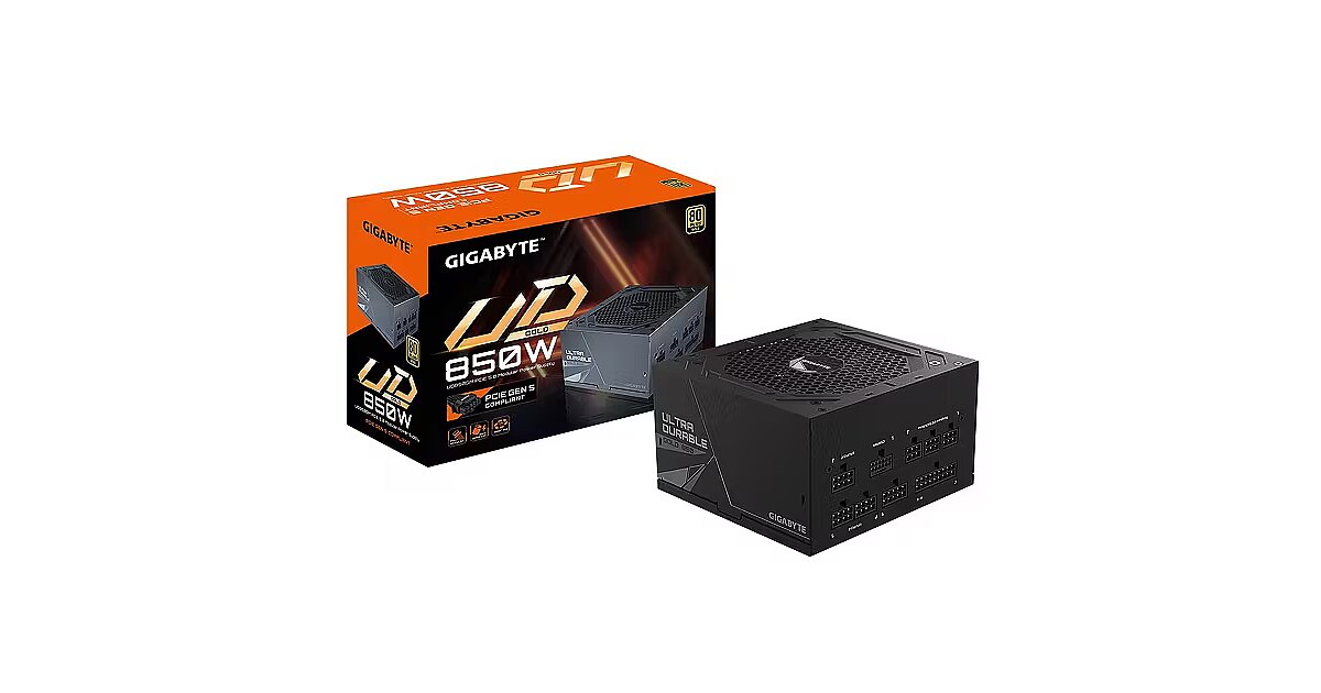 Gigabyte UD850GM PG5, 850W, 80PLUS Gold, PCIe 5.0 (GP-UD850GMPG5)
